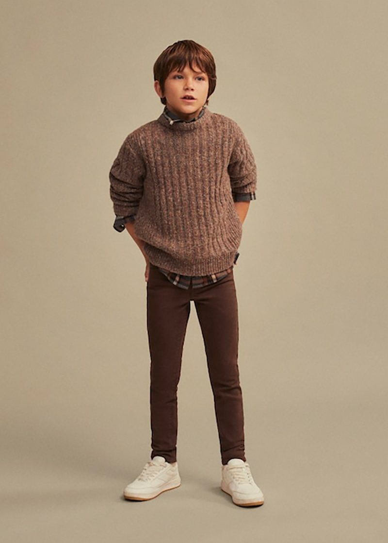 Contrast corduroy overshirt